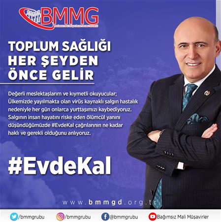 TOPLUM SAĞLIĞI HERŞEYDEN ÖNCE GELİR