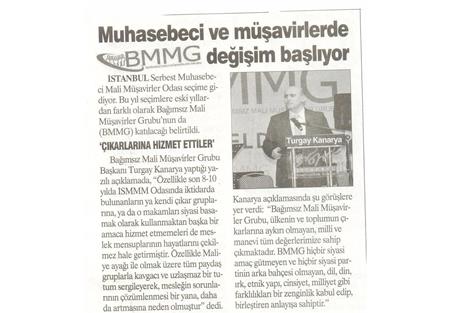 MUHASEBECI VE MÜŞAVIRLERDE DEĞIŞIM BAŞLIYOR 