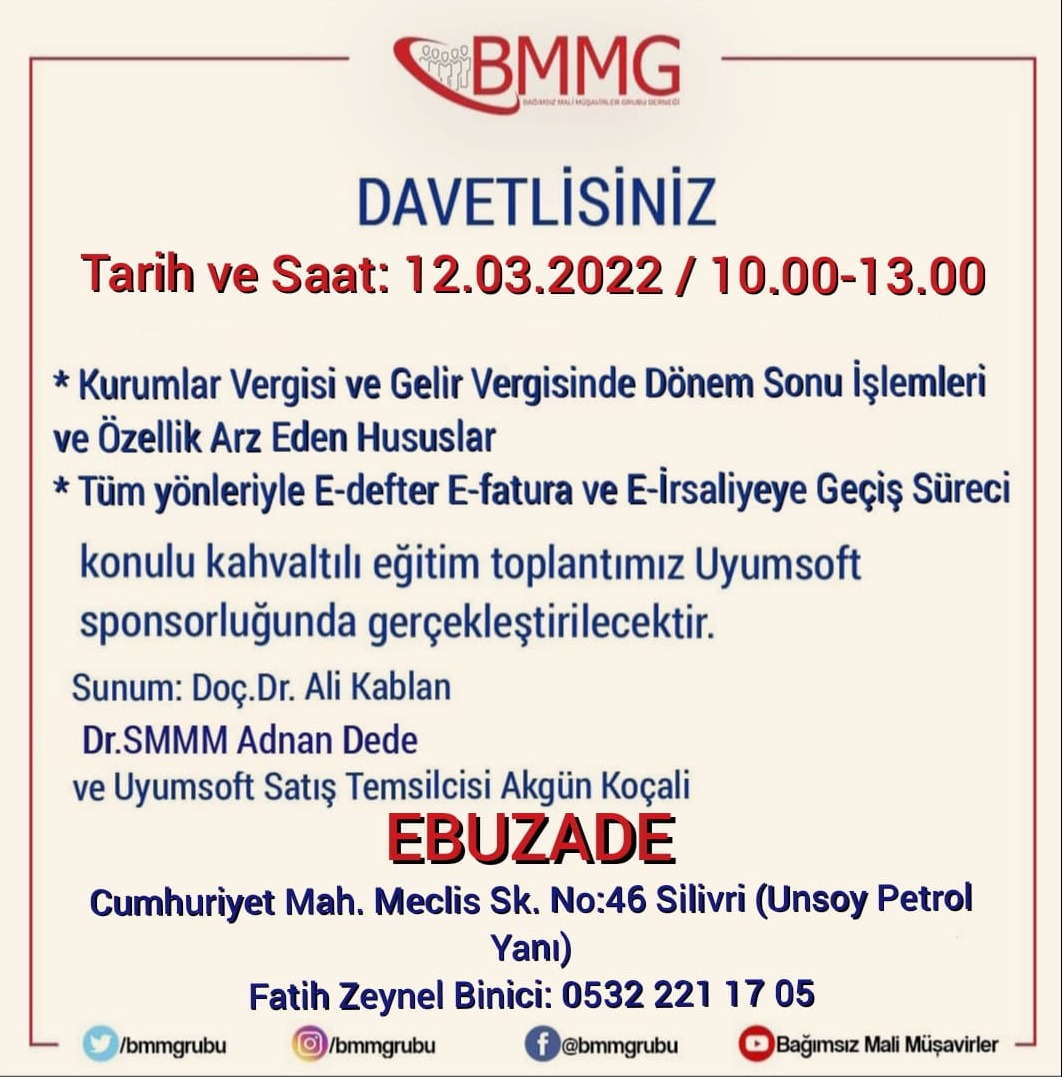Davetlisiniz